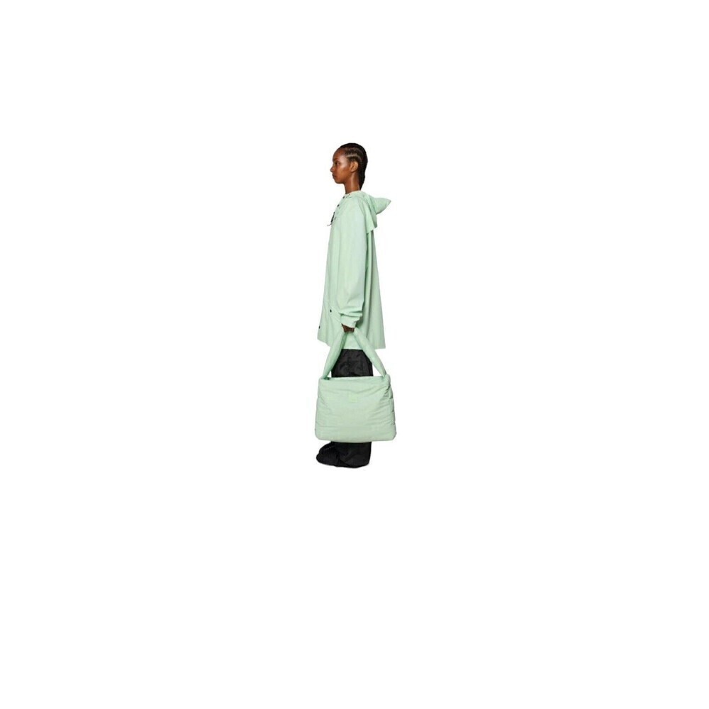 NWT RAINS unisex Loop Mini Shopper Bag Tote - Color Mineral-Mint - Picture 2 of 5